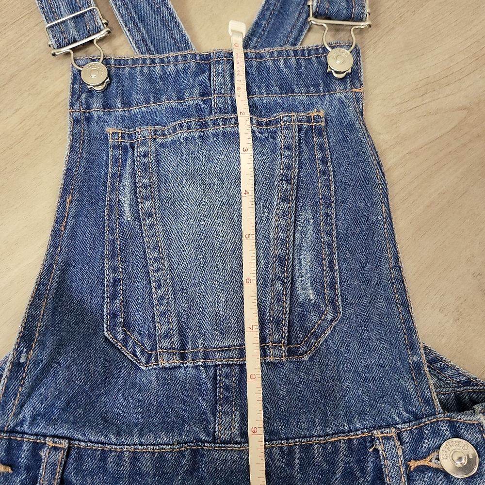 💯 cotton Bootie short jean overalls - Picture 8 of 13